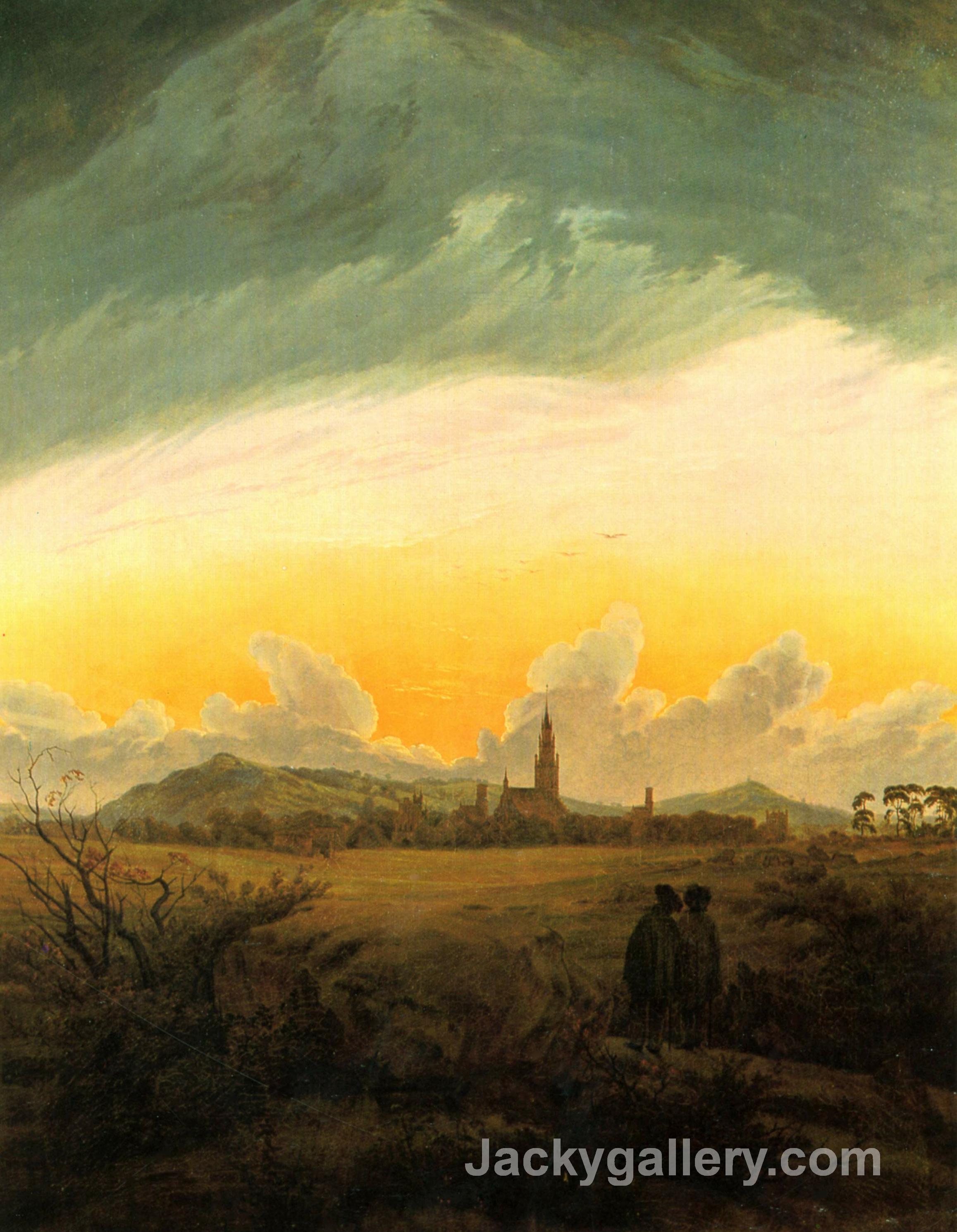 Neubrandenburg by Caspar David Friedrich paintings reproduction